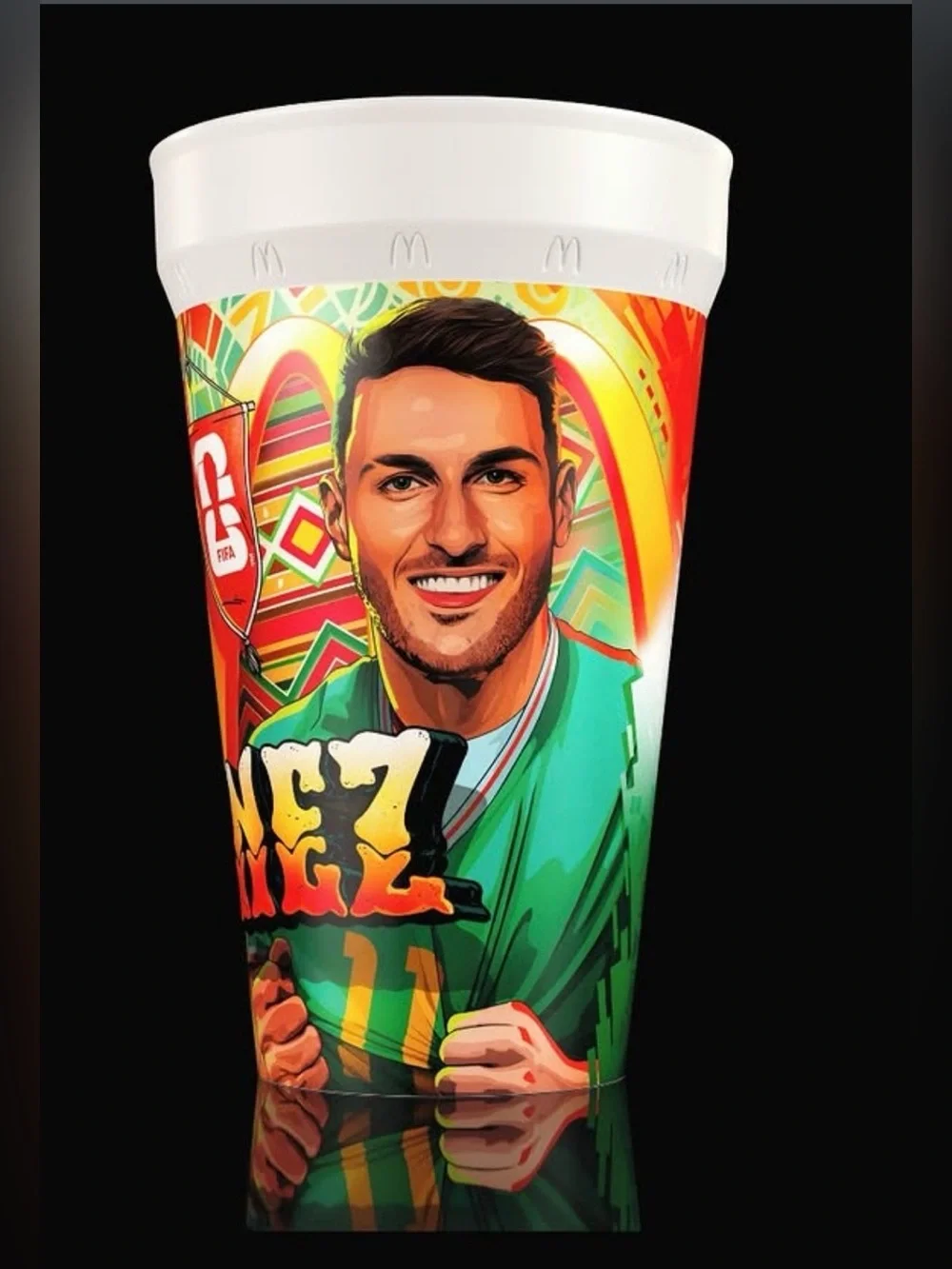 McDonald’s FIFA World Cup 2026 Santiago “Bebote” Giménez Limited Edition Cup